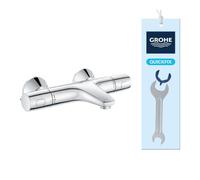 GROHE Mitigeur thermostatique Bain/Douche Precision Trend 34227002 mural anti-brûlure 1/2" chromé