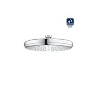 Grohe Tête de douche Tempesta 210 21x21 cm ronde effet pluie Chrome StarLight 1 jet 9,5 l/min