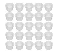 TEMPNAP 200 Bouchons Plastique Étanches pour Bouteilles Rondes, 28 Dents, Design à Bouchon Encastré, Protection Double Anti-Fuite, Remplacement Facile, Adaptés pour Huiles Essentielles