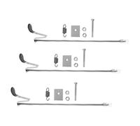 TEMPNAP 3 Ensembles Accessoires pour Machine à Nouer les Plantes, Pièces de Rechange en Acier Inoxydable Argenté, Lames, Ressorts et Poussoirs, 3 Jeux, pour Concombres et Vignes, Gestion