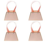 TEMPNAP 4pièces Sacs à Bouquet Papier avec Poignée Sacs Cadeaux pour Fleurs Fraîches Emballage Végétal Décoratif pour Mariage et Fleuristes