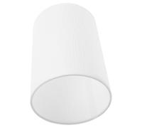 TEMPNAP Abat-jour Diffuse une Lumière Douce Vintage Suspendre E27 E14 Cylindrique en Pvc et Métal Blanc Cuisine et Loft