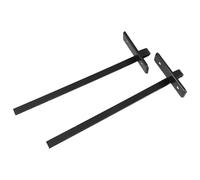 TEMPNAP Accessoire de Travail du Bois pour Scie Circulaire 2pcs Guide de Bord Robuste en Métal Règle de Profondeur pour Menuiserie et Bricolage