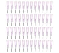 TEMPNAP Aiguilles de distribution émoussées 18g en acier inoxydable 100pcs avec raccord fileté, adaptées pour colle et projets en laboratoire, usage industriel
