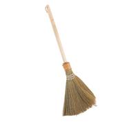 TEMPNAP Balai à Poils Souples Tressé en Fouet Naturel Grand Balai Robuste 64 Cm en Maïs avec Manche Détachable pour Intérieur et Allée Nettoyage Maison et Multi-usages