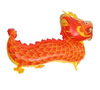 TEMPNAP Ballon Dragon Rouge en Feuille D'aluminium pour Décorations Festives, Élément Interactif pour Fêtes du Nouvel An et Centres Commerciaux