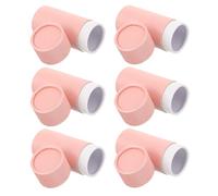 TEMPNAP Boîte Ronde en Carton pour Emballage de Flacons D'huile Essentielle, Design Créatif et Polyvalent, Lot de 6 Tubes en Papier pour Emballage Cosmétique