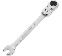 TEMPNAP liquet en Acier Vanadium Argenté à Double Tête 7mm Manche Rotatif 180 Degrés pour Atelier et Usage Domestique