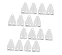 TEMPNAP Crochets en Plastique Fixation Facile pour Store Vénitien Lot de 16 et Connecteur pour Lames, Accessoires Pratiques pour Rideaux et Stores