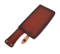 TEMPNAP Housse de Protection pour Couteau, Étui à Couteaux en Similicuir, Marron, Cuir Artificiel, Portable, Protecteur, Modèle, pour Couteau Cuisine