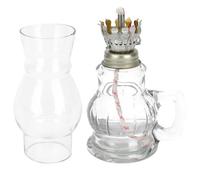 TEMPNAP Lampe à Pétrole Rétro en Verre et Coton, Artisanat Élégant Transmission de Lumière, Facile à Nettoyer, pour Décoration Intérieure et Jardin