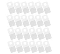 TEMPNAP Languettes Adhésives Transparentes Gain de Place Lot de 500 avec Crochet Autocollant en Pvc et Utilisation Facile pour Affichage en Magasin