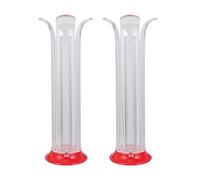 TEMPNAP Outil de Coupe Fruits Portable Détachable 2 Pièces en Pp et Ps pour Trancher Tomates Cerises Salade et Pizza Facilement