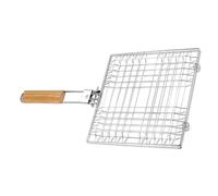 TEMPNAP Panier à Griller en Acier Inoxydable Pliable pour Barbecue, pour Griller Poisson et Légumes Lors de Pique-niques et Barbecues en Plein Air