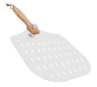 TEMPNAP Pelle à Pizza Aluminium 40 CM Perforée Manche Bois Usage Restauration Pizzerias Four Électrique