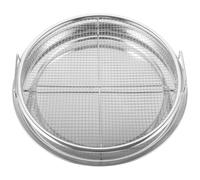 TEMPNAP Set de Plaques de Cuisson Nettoyage Facile et Acier Inoxydable Argenté en Résistant la Corrosion pour Barbecue et Friture en Extérieur pour Barbecue Friture Extérieur