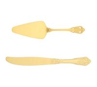TEMPNAP Spatule à Fromage en Acier Inoxydable Brillant et Luxueuse, Racloir à Beurre pour Pâtisserie, Set 2 Pièces pour Mariage et Dessert