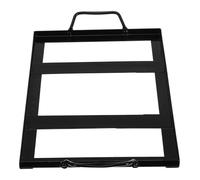TEMPNAP Support Stabilité Sel Inoxydable Bloc pour Noir Émaillé de Fer Résistant au Feu Accessoire et Barbecue pour Pique-niques Grillades
