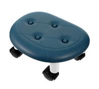 TEMPNAP Tabouret Roulant à roulettes en Plastique Léger et Simple, Petit Siège Pivotant pour Salon de Manucure et Usage Domestique, Tabouret Basse Hauteur avec Design Délicat