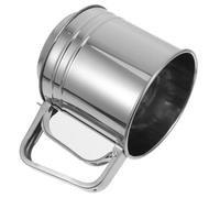 TEMPNAP Tamis à Farine Maille Fine en Acier Inoxydable Manuel 2,5 Tasses et Facile à Utiliser Ustensile à Pâtisserie Fabrication Pâtisseries