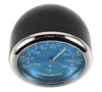TEMPNAP Thermomètre Numérique de Voiture Lumineux Horloge Quartz Intégrée, Écran Bleu, Surveillance de Température en Temps Réel pour Intérieur Automobile et Conduite Nocturne