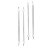 TEMPNAP Tube Chauffant en Quartz Infrarouge Blanc 4pcs pour Radiateur D'appoint Extérieur Chauffage Rapide et Remplacement Facile