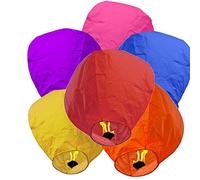 TEMPO DI SALDI 10 X Lanterne Volante pour Fêtes Mariages Événements Mini Montgolfière Chinoise 10 Pcs