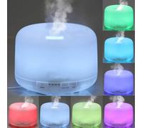 TEMPO DI SALDI Diffuseur d'arômes 500 ML avec éclairage LED 7 Couleurs et minuteur humidificateur