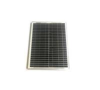 TEMPO DI SALDI Panneau solaire photovoltaïque monocristallin de 20 W 21 V avec pince à étau