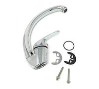 TEMPO DI SALDI Robinet D'évier De Cuisine Mélangeur Tige Haute Laiton Chrome Mono Commande