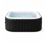 Tempo Style - Bain à remous carré Armonia 4 places | Spa gonflable avec chauffage, système de filtration et couverture avec accessoires inclus
