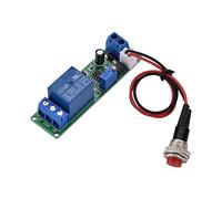 Temporisateur 12V, Module de Temporisation, Relais Temporise 12v, Module de Minuterie Réglable avec Interrupteur à Bouton de Déclenchement, Convient pour L'équipement D'exploitation de La Minuterie