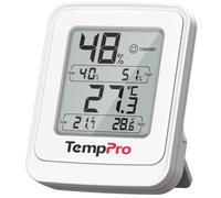 TempPro Thermo-hygromètre pour serre, thermomètre de jardin Max/Min