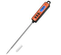 TempPro TP01S Thermomètres à viande, thermomètre à lecture instantanée | Sonde alimentaire de 13,5 cm, rétroéclairage et fonction de verrouillage, pour cuisine et barbecue (anciennement ThermoPro)