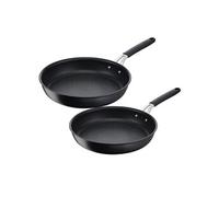 Lagostina Lot de 2 poêles Tempra antiadhésives 24/28 cm Noir 012165600002