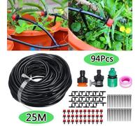 TEMPSA DIY jardinage Kit Système D\'irrigation -Programmateur d\'arrosage automatique Goutte À Goutte Jardin 25 M-keeper