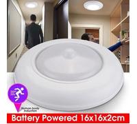 TEMPSA Lampe de plafond LED détecteur de mouvement à piles sans fil 120 °