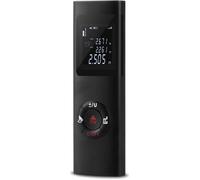 TEMPSA Mini Télémètre Laser 0.05 à 40m LCD Mètre Laser Numérique Étanche