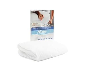 Tempur, Home by Tempur Protège-Matelas thermorégulateur, Super King Size 180 x 200 cm, 2 en 1 et Drap-Housse, Tencel rafraîchissant, Blanc