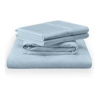Tempur - Parure de lit Classique en Coton, Bleu endormi, pour Grand lit