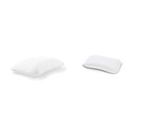 TEMPUR Symphony Oreiller Ergonomique pour Dormir sur Le Dos ou sur Le côté Taille M 43 x 63 x 12,5 cm & Texture Housse de Coussin en Jersey, Blanc., Taille Unique