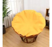 TENAGE Housse de coussin pour fauteuil papasan uniquement, housses de coussin pour fauteuil papasan extérieur/intérieur imperméables, avec fermeture éclair et attaches, lavables en machine, 100cm/39po