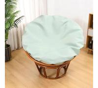 TENAGE Housse de coussin pour fauteuil papasan uniquement, housses de coussin pour fauteuil papasan extérieures et intérieures imperméables, housse de protection papasan pour coussins avec fermeture