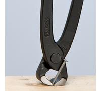Tenaille russe 200mm noire - Tête polie - Capacité de coupe 1,8mm KNIPEX - 9900200