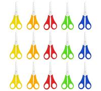 TenaLucy 15 Pièces Ciseaux d'Apprentissage 13 cm pour Gauchers et Droitiers