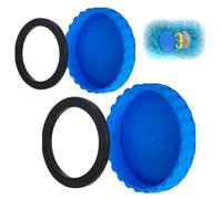TenaLucy 2 Pièces Bleu Fermeture Hivernale pour Piscines Intex et Bestway | Joints Assortis 100%Résistantes au Gel et Étanches Bouchons d'Hiver pour Piscine, Kit de Fermeture Hivernale pour Piscines