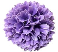 TENAX Dahlia Lilac Bloom Ø 18 cm Lilas, Plante Artificielle en Forme Sphérique, Fleur Type Dahlia, Sphère Décorative pour la Décoration de la Maison et du Jardin, Intérieur et Extérieur