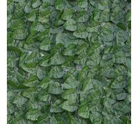 TENAX Divy Laurus Pro 100x300 cm Vert, Haie Synthétique avec Feuilles de Polyéthylène Type Laurier pour l’Occultation et la Protection des Balcons, Jardins et Clôtures