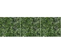 TENAX Divy Optima 1,00x3 m Vert, Haie Synthétique à Franges, Protection Brise-Vue pour Clôtures, Balcons et Terrasses (Lot de 3)