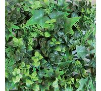 TENAX Divy Panel Saltus 100x100 cm Vert, Panneau Modulaire avec Feuilles Artificielles 3D Type sous-Bois pour Murs, Jardins Verticaux et Décoration Intérieure/Extérieure